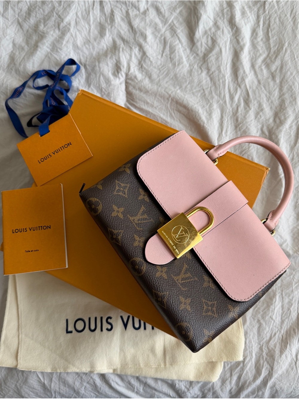 Louis Vuitton Monogram Canvas Pink Top Handle